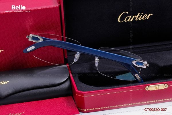  Gọng Kính Cartier CT0052O 007 - Tặng kèm tròng kính Essilor Pháp, Liên hệ giá tốt Mrs.Hà 0948.74.5959 