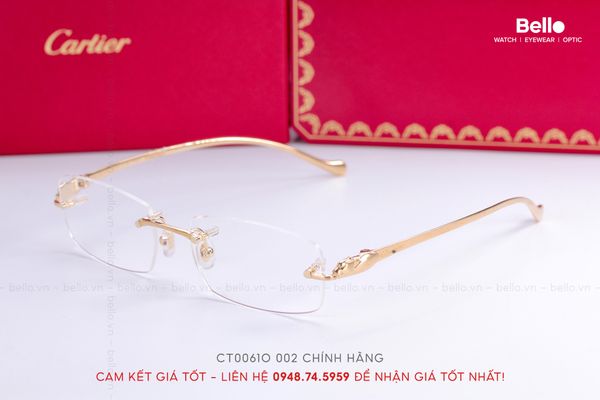  Gọng Kính Cartier CT0061O 002 - Tặng kèm tròng kính Essilor Pháp, Liên hệ giá tốt Mrs.Hà 0948.74.5959 