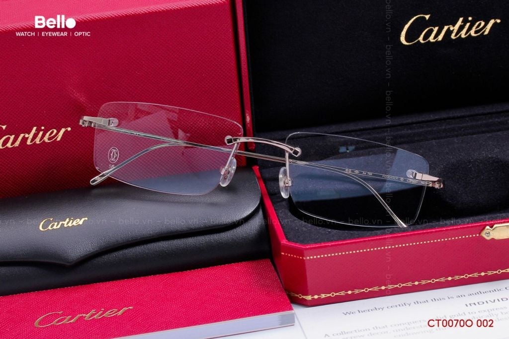  Gọng Kính Cartier CT0070O 002 - LH tư vấn: Mrs.Hà 0948.74.5959 