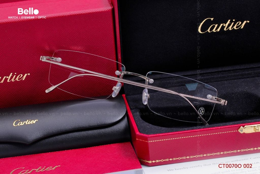  Gọng Kính Cartier CT0070O 002 - LH tư vấn: Mrs.Hà 0948.74.5959 