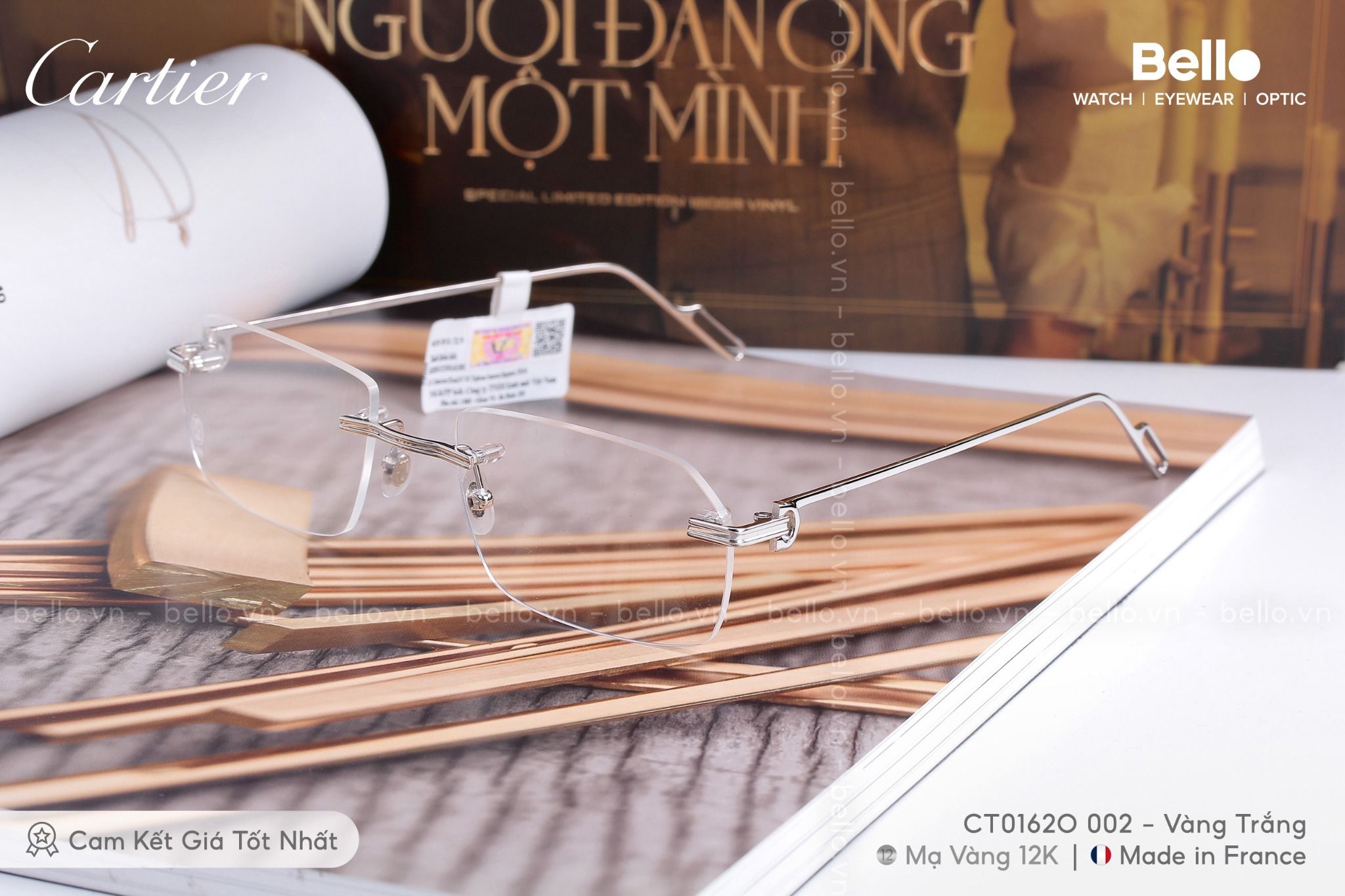  Gọng Kính Cartier CT0162O 002, CT0162O 005 - LH tư vấn: Mrs.Hà 0948.74.5959 