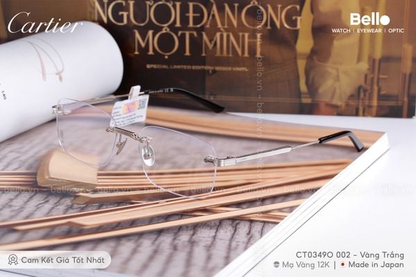  Gọng Kính Cartier CT0349O 002 - Tặng kèm tròng kính Essilor Pháp, Liên hệ giá tốt Mrs.Hà 0948.74.5959 