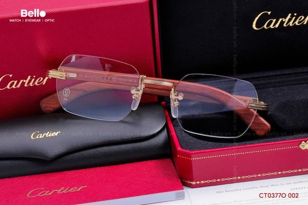  Gọng Kính Cartier CT0377O 002 - Tặng kèm tròng kính Essilor Pháp, Liên hệ giá tốt Mrs.Hà 0948.74.5959 
