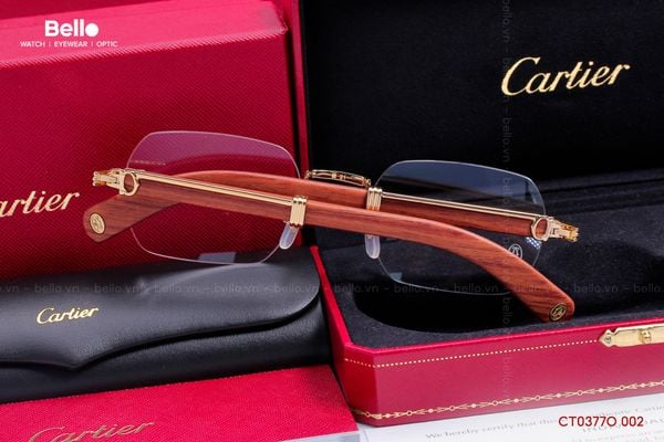  Gọng Kính Cartier CT0377O 002 - Tặng kèm tròng kính Essilor Pháp, Liên hệ giá tốt Mrs.Hà 0948.74.5959 