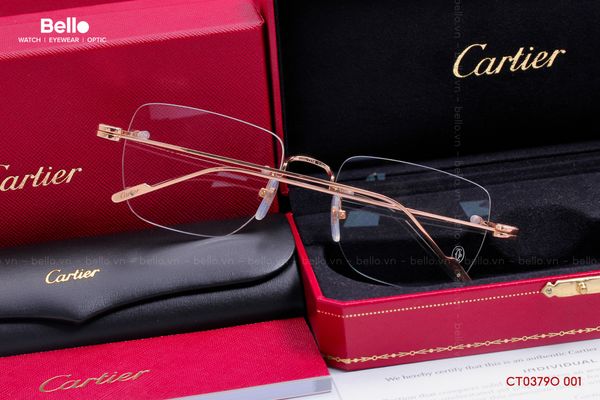  Gọng Kính Cartier CT0379O 001 - Tặng kèm tròng kính Essilor Pháp, Liên hệ giá tốt Mrs.Hà 0948.74.5959 