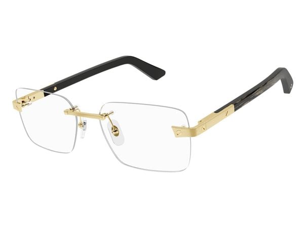 CT0411O 001 - Santos&nbsp;de Cartier&nbsp;gọng sừng, mạ vàng 18K - Giá niêm yết 86.500.000đ