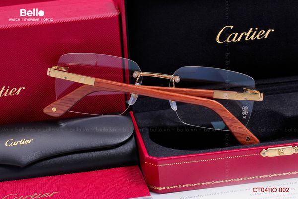  Gọng Kính Cartier CT0411O 002 - Tặng kèm tròng kính Essilor Pháp, Liên hệ giá tốt Mrs.Hà 0948.74.5959 