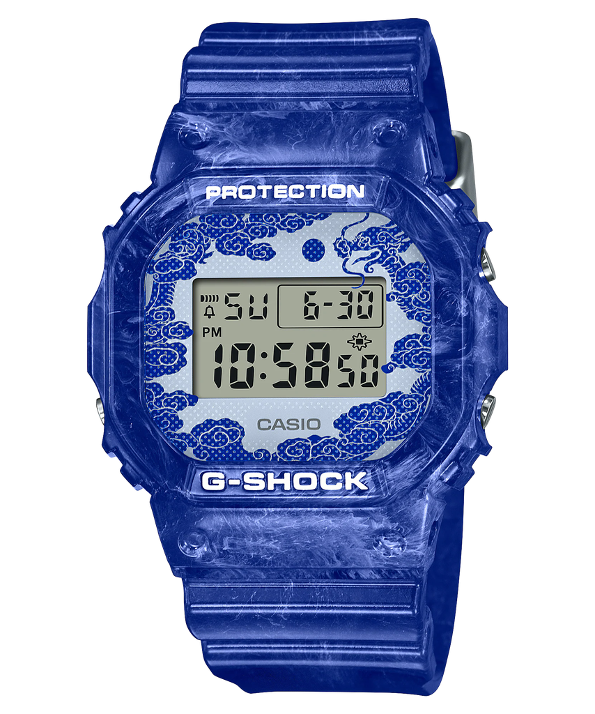  [Pin Miễn Phí Trọn Đời] DW-5600BWP-2DR - Đồng hồ G-Shock Nam - Tem Vàng Chống Giả 