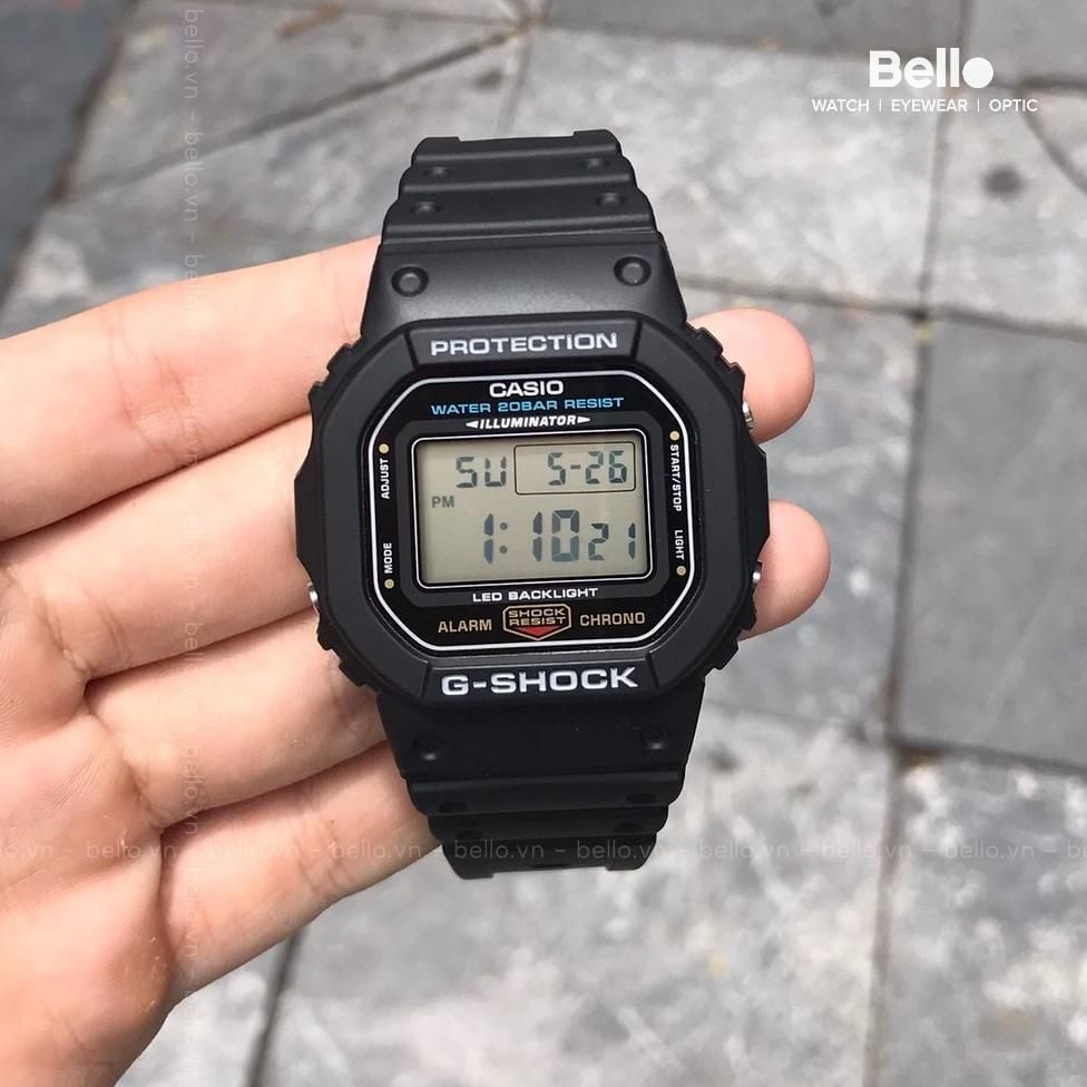Pin Mi n Phi Tr n i DW 5600E 1VDF ng h G Shock Nam Tem Vang Bello HN TP.HCM