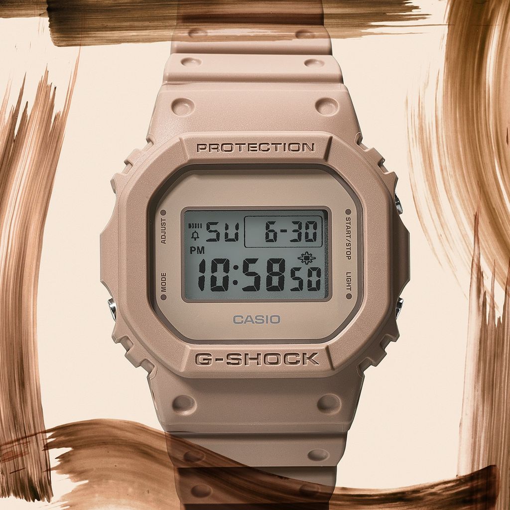  [Pin Miễn Phí Trọn Đời] DW-5600NC-5 - Đồng hồ G-Shock Nam - Tem Vàng Chống Giả 