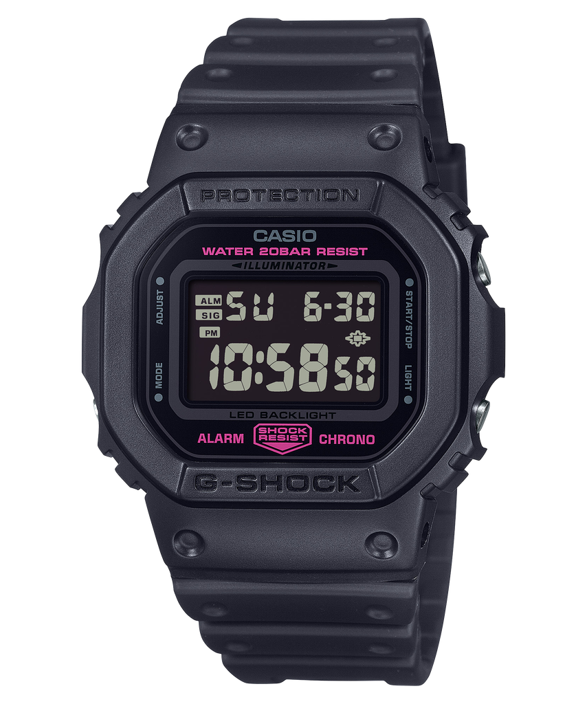  [LIMITED] Casio G-Shock DW-5600PK-1 - Uy tín từ 2009, Tem vàng chống giả, Bảo hành 5 năm, Pin miễn phí trọn đời 