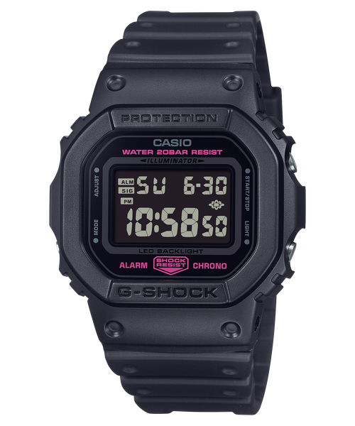  [LIMITED] Casio G-Shock DW-5600PK-1 - Uy tín từ 2009, Tem vàng chống giả, Bảo hành 5 năm, Pin miễn phí trọn đời 