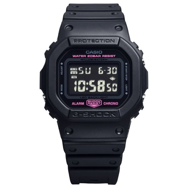  [LIMITED] Casio G-Shock DW-5600PK-1 - Uy tín từ 2009, Tem vàng chống giả, Bảo hành 5 năm, Pin miễn phí trọn đời 