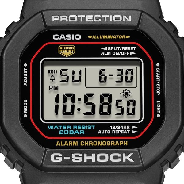 Casio G-Shock DW-5600RL-1 - Uy tín từ 2009, Tem vàng chống giả, Bảo hành 5 năm, Pin miễn phí trọn đời 