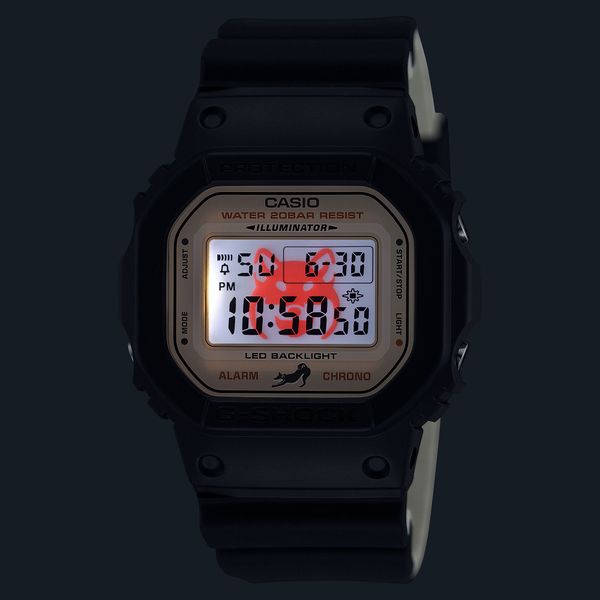  [LIMITED] Casio G-Shock DW-5600SHB-1 - Uy tín từ 2009, Tem vàng chống giả, Bảo hành 5 năm, Pin miễn phí trọn đời 