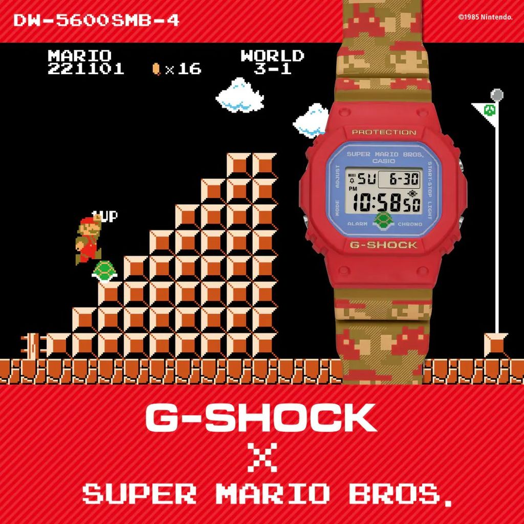  [Pin Miễn Phí Trọn Đời] DW-5600SMB-4DR - Đồng hồ G-Shock Nam - Tem Vàng Chống Giả 