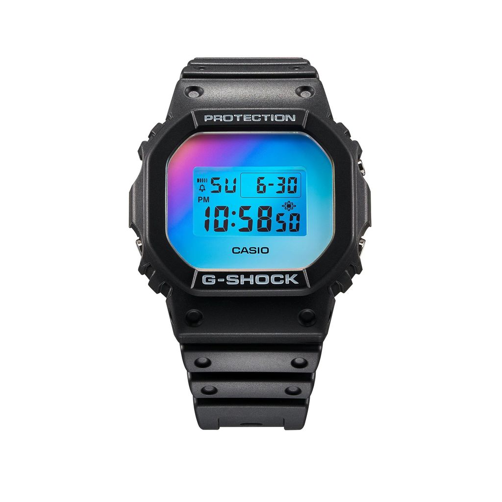  [Pin Miễn Phí Trọn Đời] DW-5600SR-1DR - Đồng hồ G-Shock Nam - Tem Vàng Chống Giả 