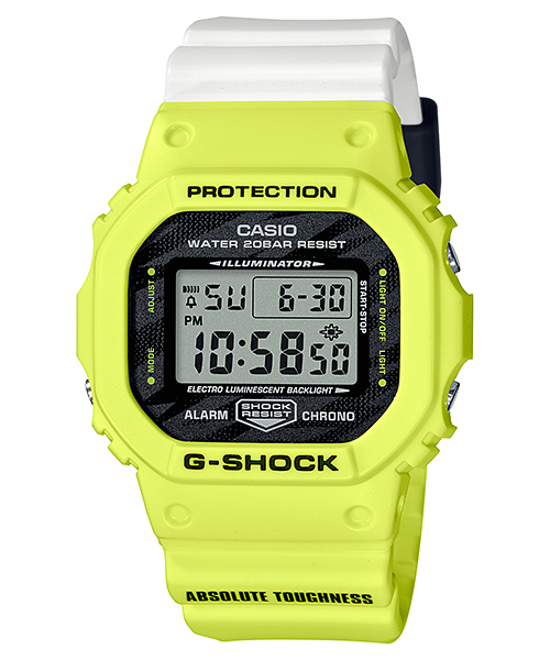  [Pin Miễn Phí Trọn Đời] DW-5600TGA-9 - Đồng hồ G-Shock Nam - Tem Vàng Chống Giả 