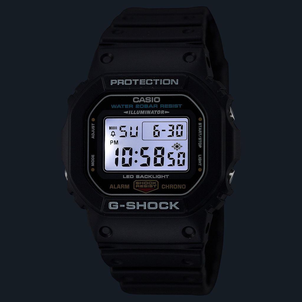  [Pin Miễn Phí Trọn Đời] DW-5600UE-1DR - Đồng hồ G-Shock Nam - Tem Vàng Chống Giả 
