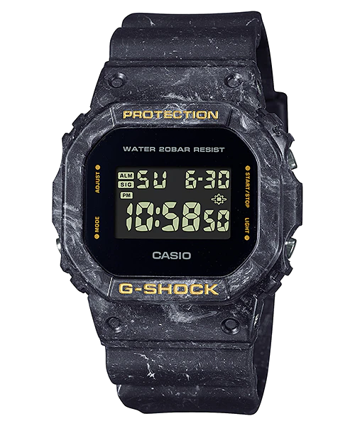  [Pin Miễn Phí Trọn Đời] DW-5600WS-1 - Đồng hồ G-Shock Nam - Tem Vàng Chống Giả 