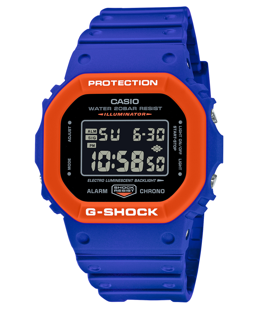  [Pin Miễn Phí Trọn Đời] DW-5610SC-2DR - Đồng hồ G-Shock Nam - Tem Vàng Chống Giả 