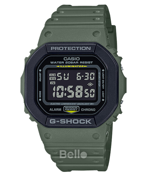  Casio G-Shock DW-5610SU-3 - Uy tín từ 2009, Tem vàng chống giả, Bảo hành 5 năm, Pin miễn phí trọn đời 