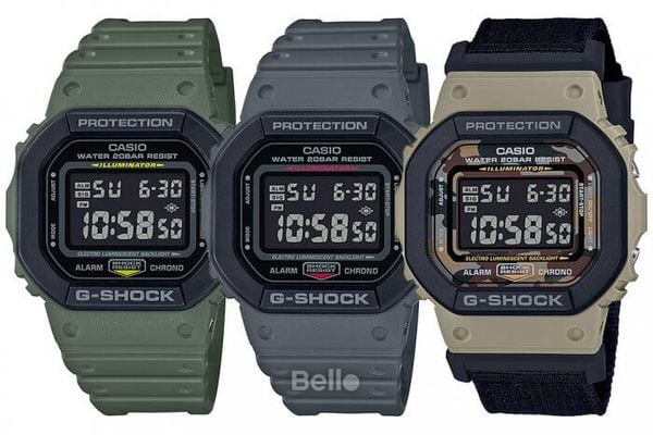  Casio G-Shock DW-5610SU-3 - Uy tín từ 2009, Tem vàng chống giả, Bảo hành 5 năm, Pin miễn phí trọn đời 