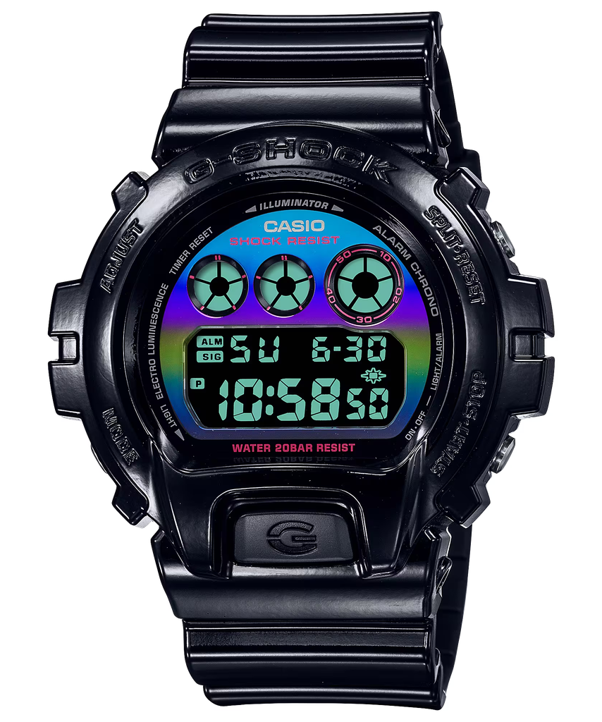  [Pin Miễn Phí Trọn Đời] DW-6900RGB-1DR - Đồng hồ G-Shock Nam - Tem Vàng Chống Giả 