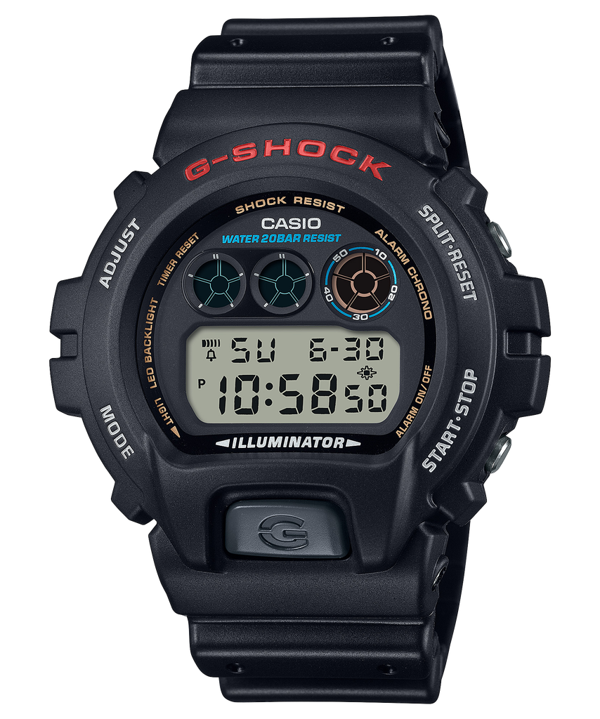  [Pin Miễn Phí Trọn Đời] DW-6900U-1DR - Đồng hồ G-Shock Nam - Tem Vàng Chống Giả 