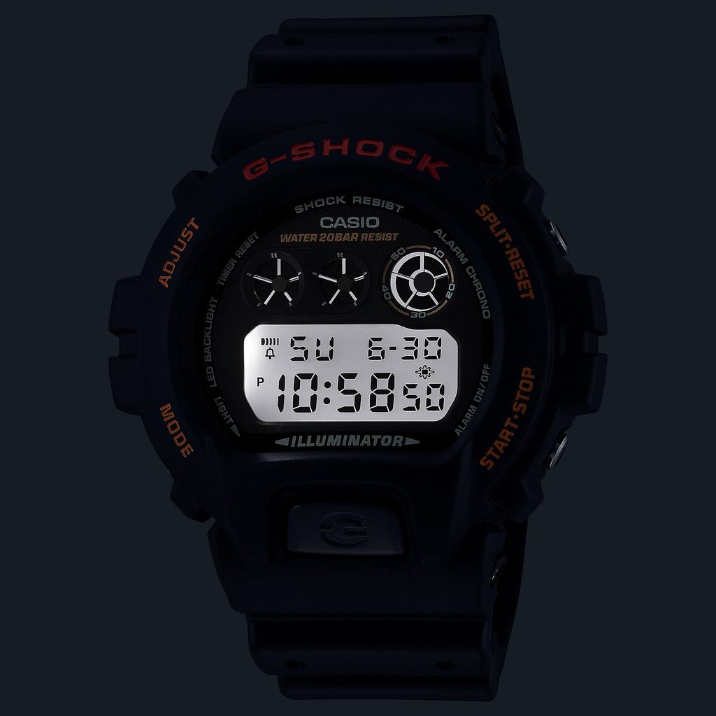  [Pin Miễn Phí Trọn Đời] DW-6900UB-9DR - Đồng hồ G-Shock Nam - Tem Vàng Chống Giả 