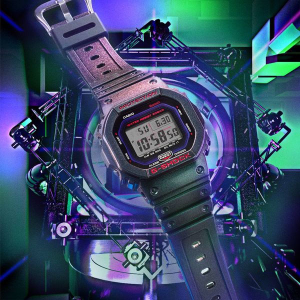  [LIMITED] Casio G-Shock DW-B5600AH-6 - Uy tín từ 2009, Tem vàng chống giả, Bảo hành 5 năm, Pin miễn phí trọn đời 