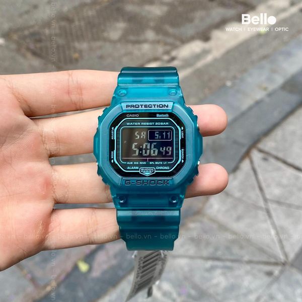  Casio G-Shock DW-B5600G-2DR - Uy tín từ 2009, Tem vàng chống giả, Bảo hành 5 năm, Pin miễn phí trọn đời 