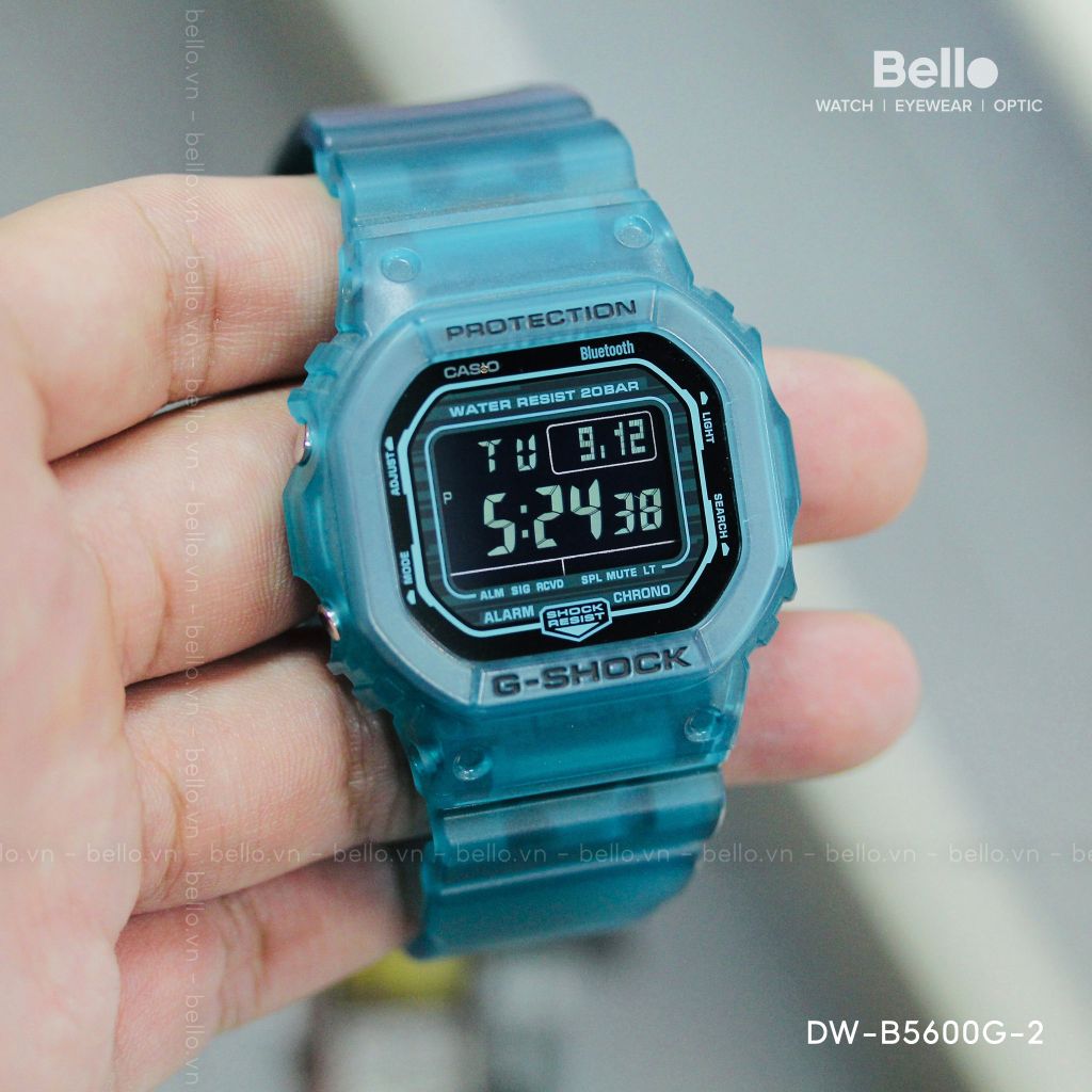  [Pin Miễn Phí Trọn Đời] DW-B5600G-2DR - Đồng hồ G-Shock Nam - Tem Vàng Chống Giả 