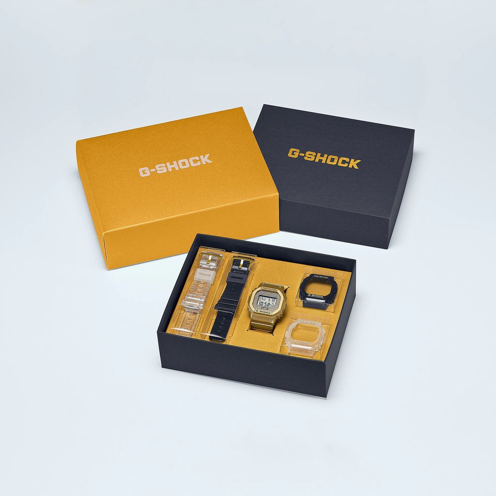  [Pin Miễn Phí Trọn Đời] DWE-5600HG-1 - Đồng hồ G-Shock Nam - Tem Vàng Chống Giả 