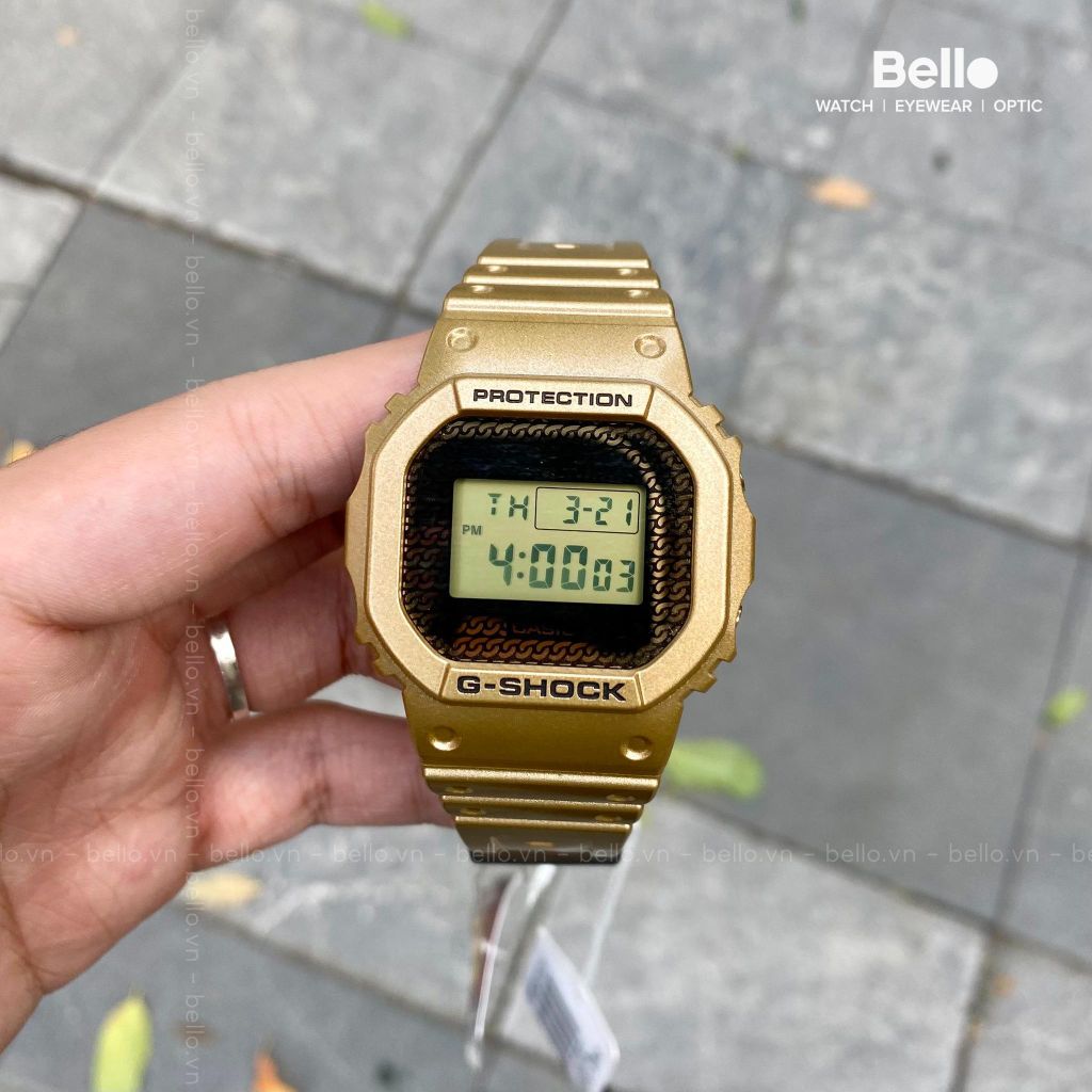  Casio G-Shock DWE-5600HG-1 - Uy tín từ 2009, Tem vàng chống giả, Bảo hành 5 năm, Pin miễn phí trọn đời 