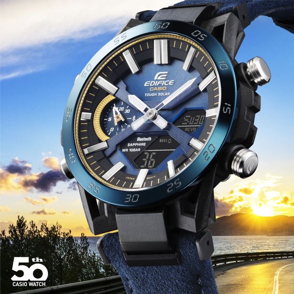  [LIMITED] Casio Edifice ECB-2000SS-2A - Uy tín từ 2009, Tem vàng chống giả, Bảo hành 1 năm, Pin miễn phí trọn đời 