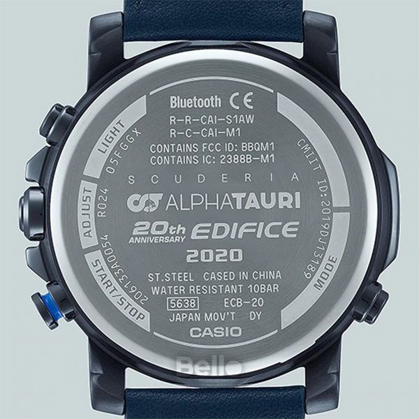  Casio Edifice ECB-20AT-2A - Uy tín từ 2009, Tem vàng chống giả, Bảo hành 1 năm, Pin miễn phí trọn đời 