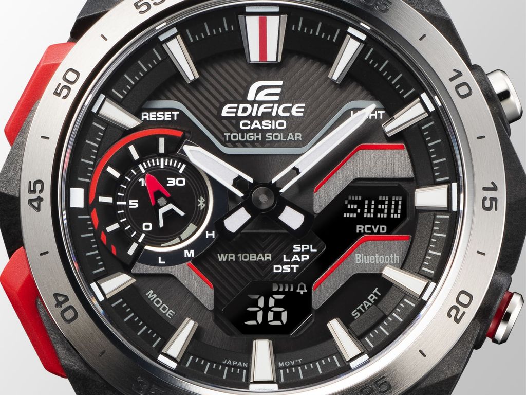  [Pin Miễn Phí Trọn Đời] ECB-2200P-1A - Đồng hồ Casio Edifice - Tem Vàng Chống Giả 