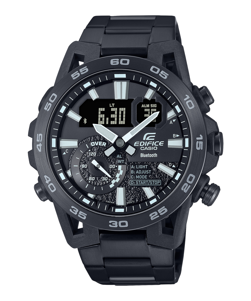  Casio Edifice ECB-40BK-1ADF - Uy tín từ 2009, Tem vàng chống giả, Bảo hành 1 năm, Pin miễn phí trọn đời 