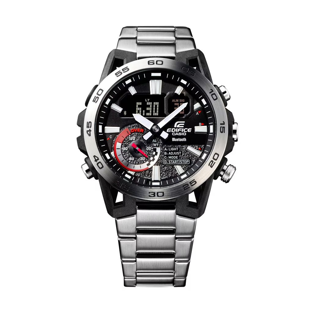  [Pin Miễn Phí Trọn Đời] ECB-40D-1ADF - Đồng hồ Casio Edifice - Tem vàng chống giả 