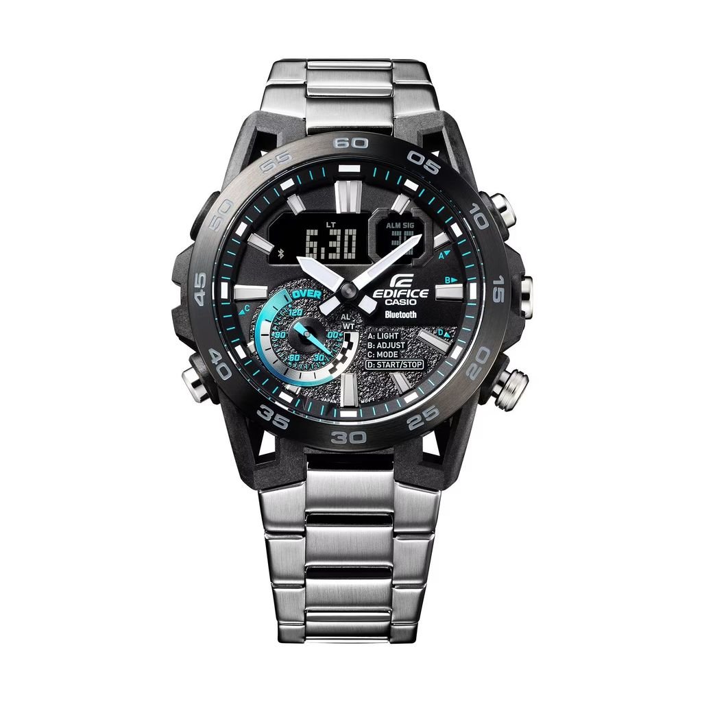  [Pin Miễn Phí Trọn Đời] ECB-40DB-1ADF - Đồng hồ Casio Edifice - Tem vàng chống giả 