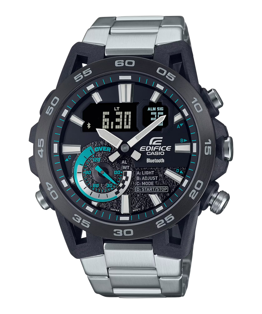  [Pin Miễn Phí Trọn Đời] ECB-40DB-1ADF - Đồng hồ Casio Edifice - Tem vàng chống giả 