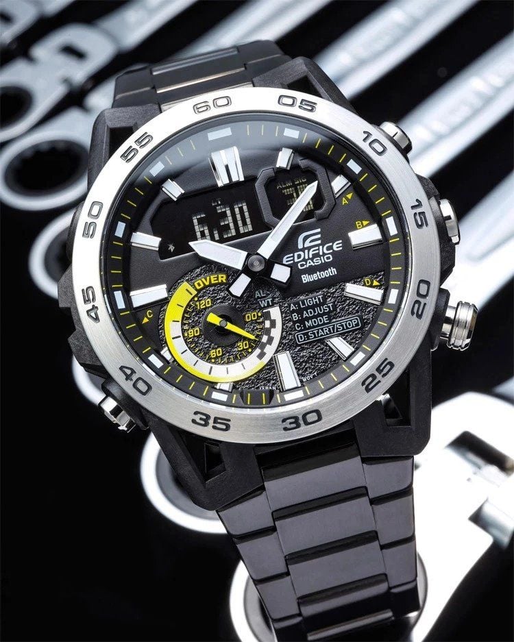  Casio Edifice ECB-40DC-1ADF - Uy tín từ 2009, Tem vàng chống giả, Bảo hành 1 năm, Pin miễn phí trọn đời 