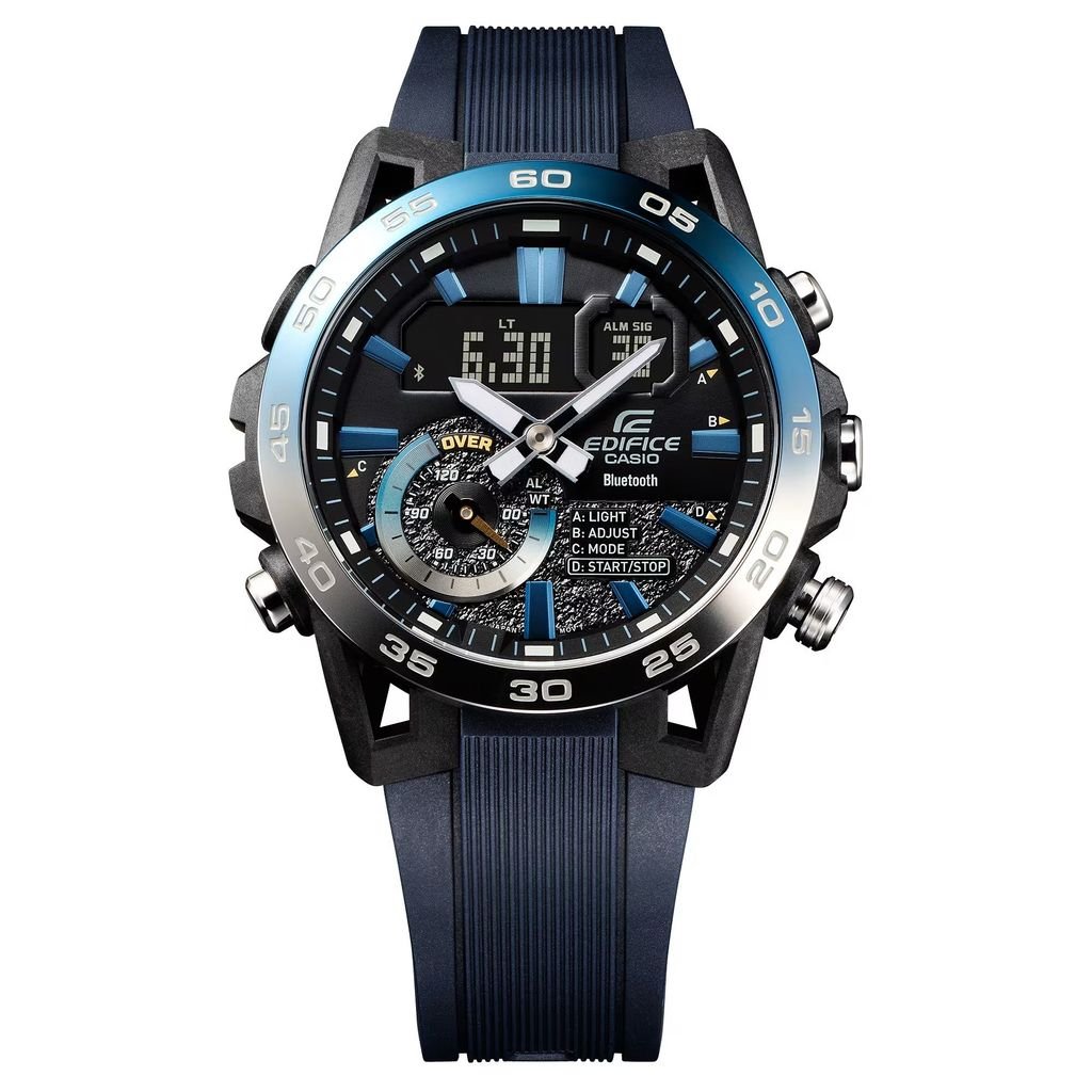  [Pin Miễn Phí Trọn Đời] ECB-40NP-1A - Đồng hồ Casio Edifice - Tem Vàng Chống Giả 