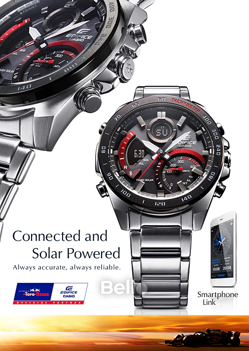  [Pin Miễn Phí Trọn Đời] ECB-900DB-1ADR - Đồng hồ Casio Edifice - Tem vàng chống giả 