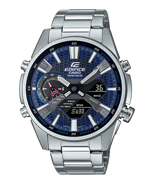  [Pin Miễn Phí Trọn Đời] ECB-S100D-2ADF - Đồng hồ Casio Edifice - Tem vàng chống giả 