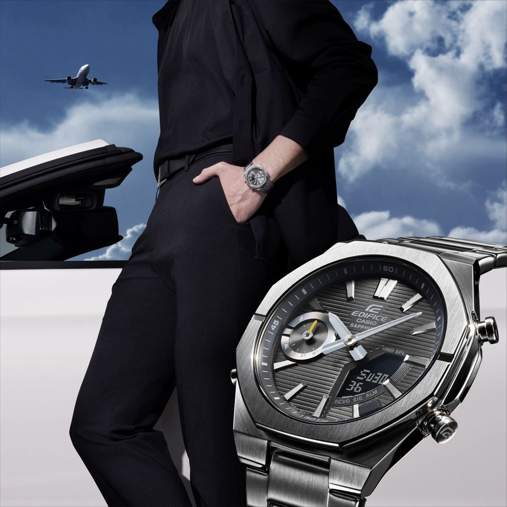  Casio Edifice ECB-S10D-8A - Uy tín từ 2009, Tem vàng chống giả, Bảo hành 1 năm, Pin miễn phí trọn đời 