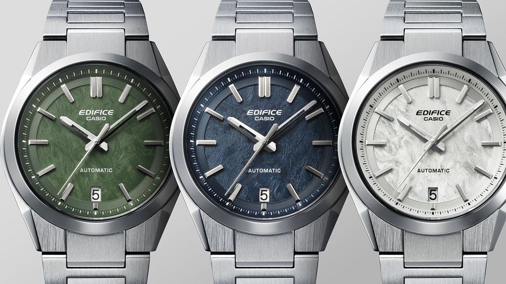  Đồng hồ cơ Casio Edifice EFK-100D-7A - Uy tín từ 2009, Tem vàng chống giả, Bảo hành 1 năm, Pin miễn phí trọn đời 