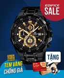  [Pin Miễn Phí Trọn Đời] EFR-539BK-1AVUDF - Đồng hồ Casio Edifice - Tem vàng chống giả 