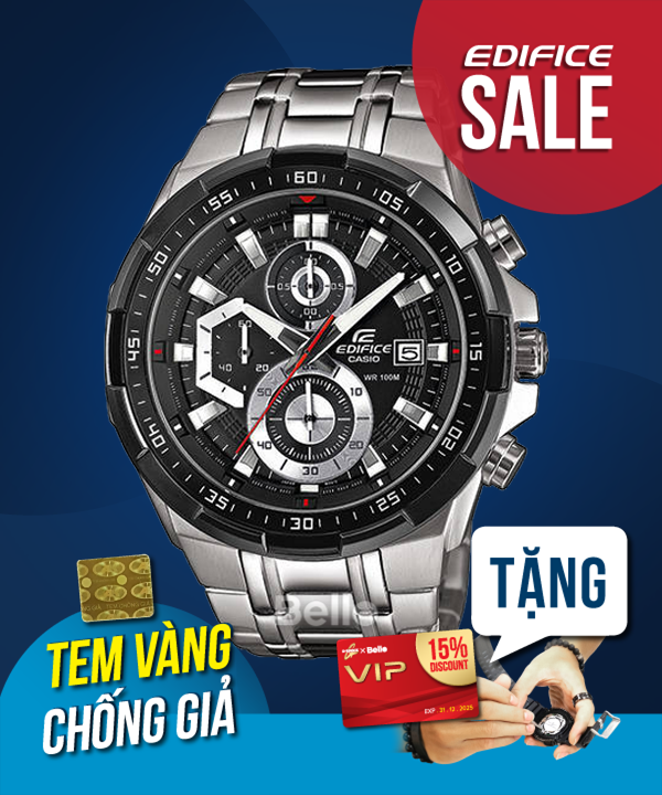  [Pin Miễn Phí Trọn Đời] EFR-539D-1AVUDF - Đồng hồ Casio Edifice - Tem vàng chống giả 